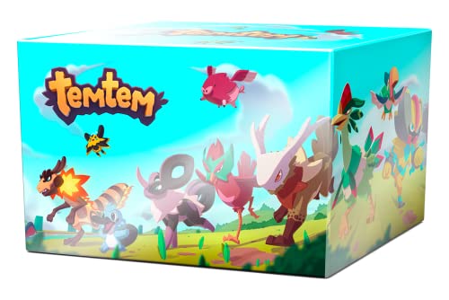 temtem collector's edition mit diorama-statue, pin-set, temcards, aufnähern
