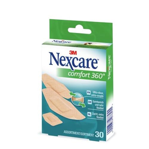 nexcare komfort verbandsmaterial, 30 stück, sortiert