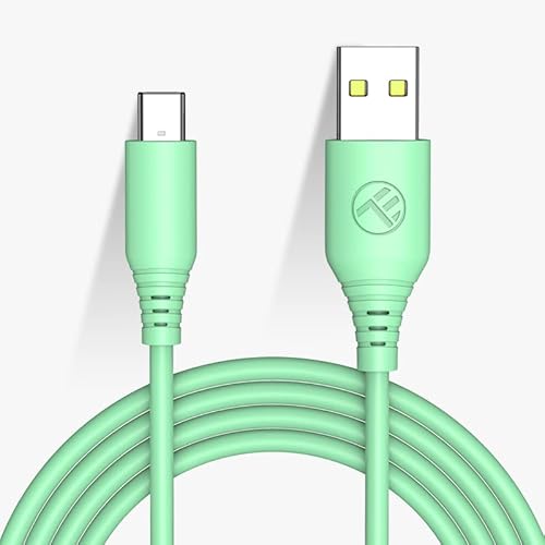 tellur usb c daten kabel 3A silikon 1m grün