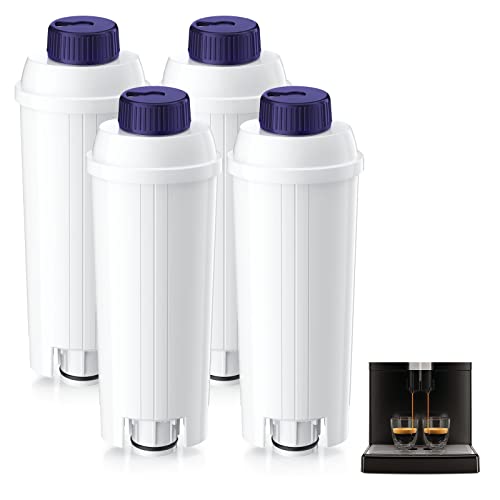 ARETHONE Wasserfilter DLSC002 für De'Longhi Magnifica S, Dinamica, Eletta (4 Stück)