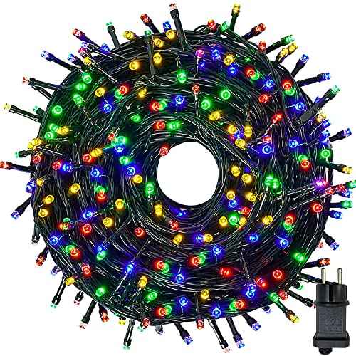 meision fairy lights 100 led outdoor lichterkette 10 m timer ip44 für balkon garten hochzeit