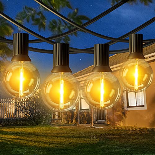 led fairy lights outdoor 45.7 m g40 warm white ip45 wasserdicht für garten partys