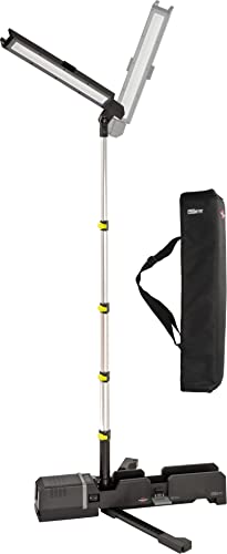 brennenstuhl working light led akku teleskop 7700lm 140cm ip54 kompatibel 18v ohne akku