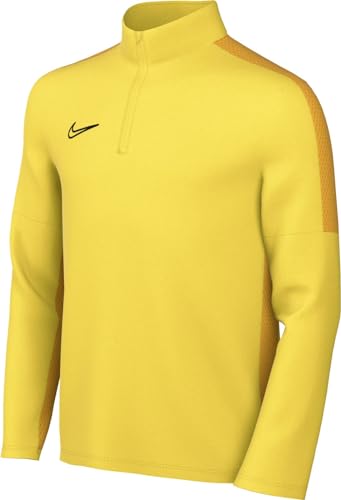 nike t-shirt unisex dril top, tour yellow/university gold/black, xs