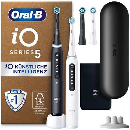 oral-b iO Series 5 Plus edition elektrische zahnbürste doppelpack 183,99