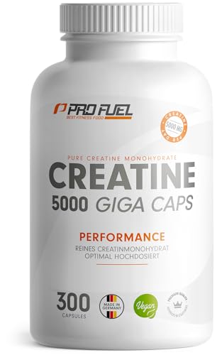 creatin monohydrat 5000 mg hochdosierte kapseln 300 stück vegan laborgeprüft