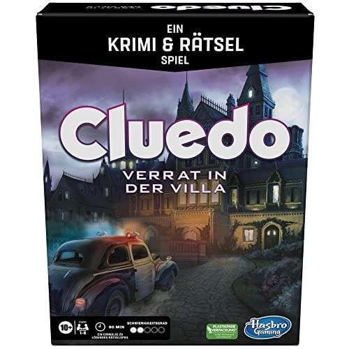 Cluedo Escape: Verrat in der Villa, Krimi- & Rätselspiel für 2-6 Spieler ab 10 Jahren