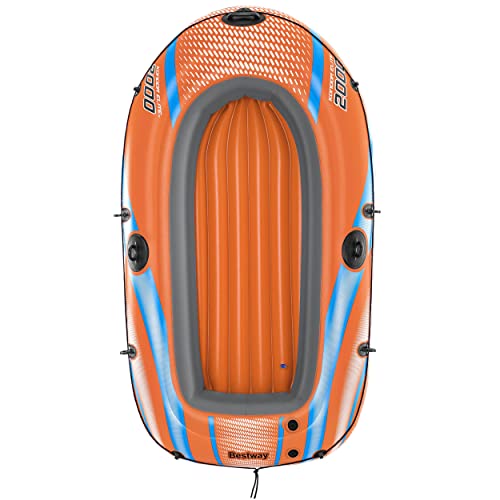 bestway schlauchboot kondor elite 2000 set 196 x 106 x 31 cm, pumpe, paddel, bis 120 kg