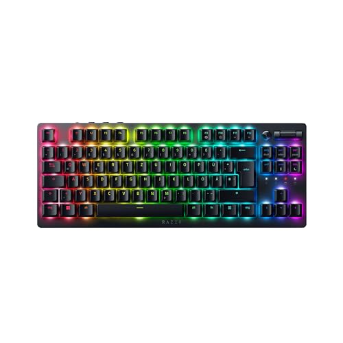 Produktbild: razer deathstalker v2 pro tkl gaming-tastatur kabellos optisch low-profile qwertz rgb
