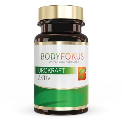 urokraft aktiv von bodyfokus - 60 kapseln, einzigartige zusammensetzung, made in germany
