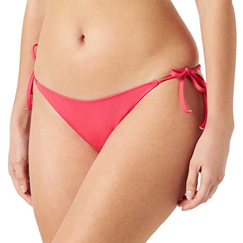 calvin klein damen string mit seitenschnürung rosa pink flash, größe m