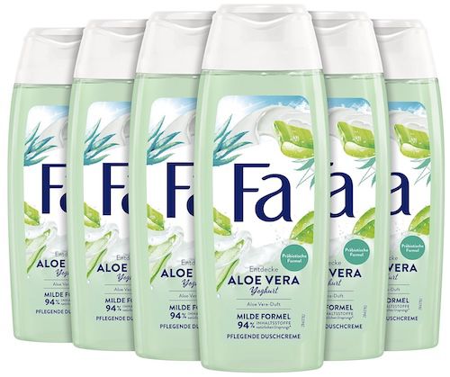 fa duschgels 6x 250 ml aloe vera joghurt ab 4,75 euro statt 7,50 euro