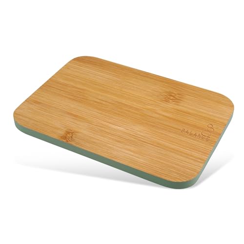 fackelmann balance schneidebrett bambus 21 x 15 x 0,5 cm braun