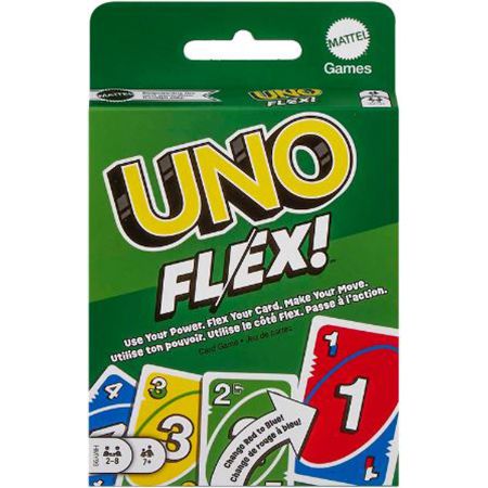 uno flex kartenspiel von mattel games mit flex-karten für 5,99 statt 10