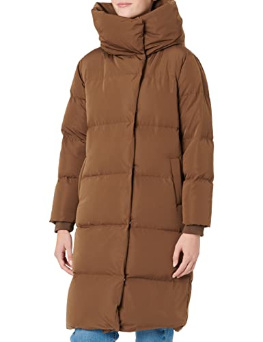 long down jacket object objlouise, warme winterjacke für damen