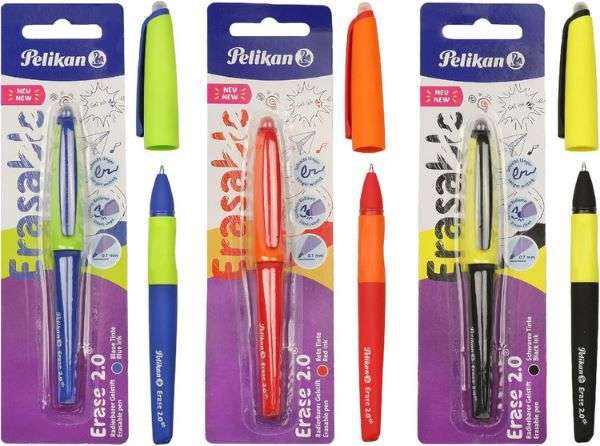 pelikan 3er pack ergonomische tintenroller erase 2.0 für 5,08 statt 11