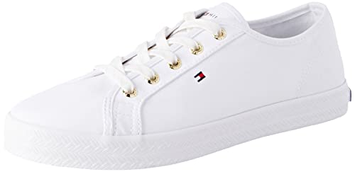 tommy hilfiger sneakers damen vulcanized essential nautisch schuhe weiß 37 eu