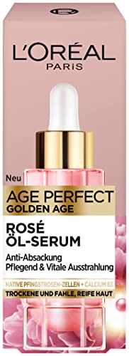 l'oral paris rose öl serum 30ml für rosige hautfarbe mit pfingrosen-zellen und vitamin b3