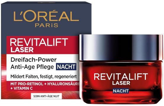 loreal paris revitalift laser nachtcreme anti-aging ab 11,89 euro statt 18 euro