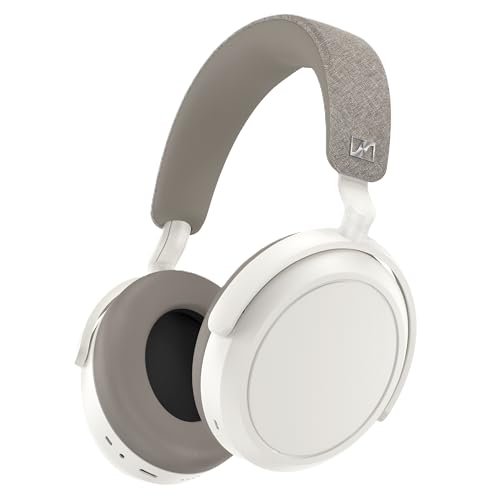 Sennheiser momentum 4 wireless kopfhörer, bluetooth, noise-cancelling, 60 h akku, weiß