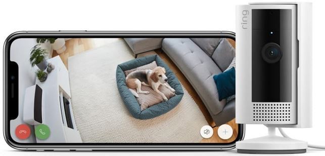 ring indoor kamera 2. gen 1080p video für 34,99 (statt 45)