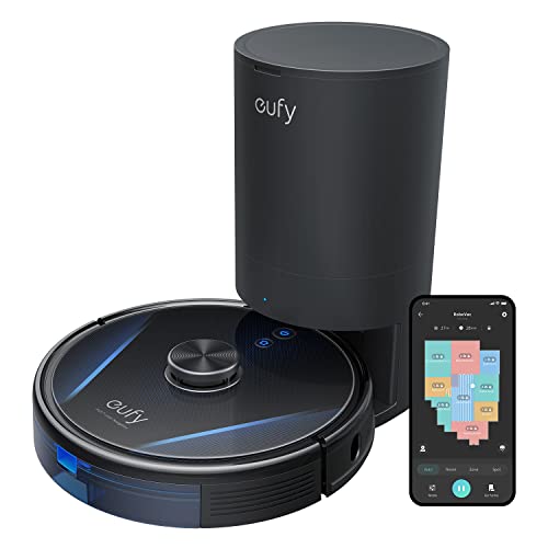 eufy Saugroboter mit Absaugstation, app, alexa-kompatibel