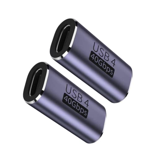 Produktbild: usb c adapter 2er pack dbilida 40gbps usb4 100w 8k@60hz für macbook pro und air