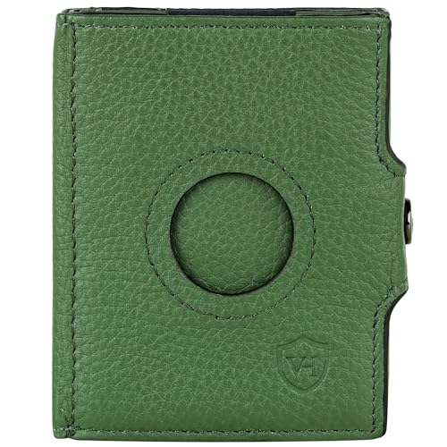 VON HEESEN Slim Wallet mit AirTag Fach, ohne Münzfach, in vielen Farben