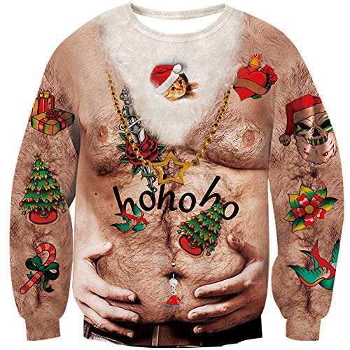 ugly christmas sweater unisex von loveternal, 3d druck langarm jumper s-3xl