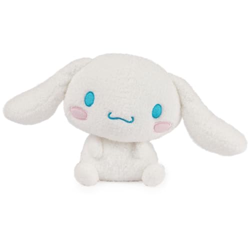 cinnamoroll plüsch von sanrio, stofftier für kinder ab 1 jahre, 15,2 cm, weiß