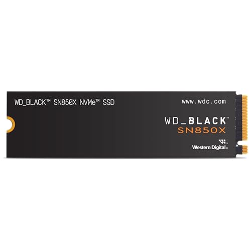 wd_black sn850x nvme ssd 4 tb interne gaming ssd, pcie gen4, lesen 7300 mb/s, schreiben 6600 mb/s