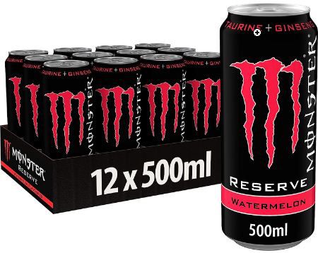 monster energy reserve watermelon 12x 0,5l für 11,25 0,94 pro dose