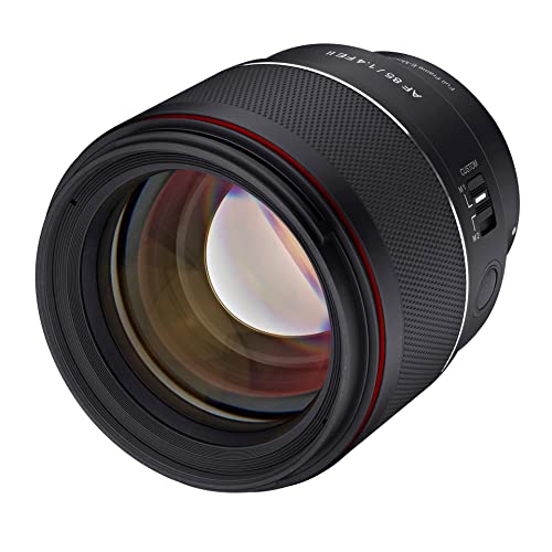 Samyang af 85mm f1.4 II fe objektiv mit wetterschutz gehäuse