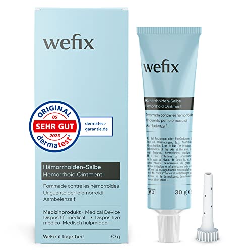 Produktbild: wefix hämorrhoiden salbe 30 g - linderung von hämorrhoiden grad 1 symptomen