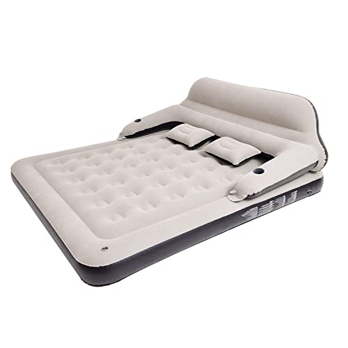 Produktbild: Luftmatratze RAPTAVIS king size mit Kissen und Rückenlehne, aufblasbares Bett