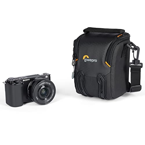 kamera umhängetasche lowepro aventura sh 115 iii für spiegellose kameras, schwarz