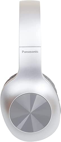 panasonic rb-hx220bdes kabellose over-ear kopfhörer, ergonomische passform, 23h playback, faltbar, silber