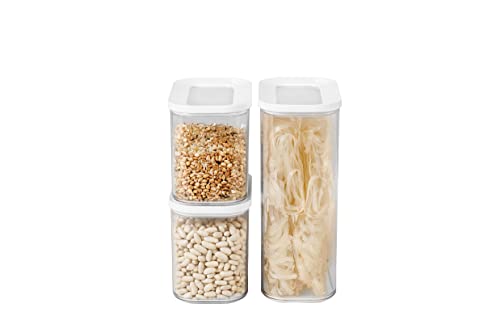 mepal modula vorratsdosen set 3-teilig mit deckel 2000 ml und 2x 1000 ml
