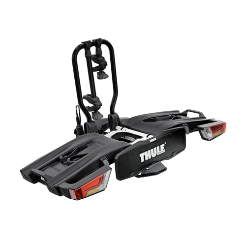 thule easyfold xt fahrradträger für 2 fahrräder akku-schnellkupplung schwarz