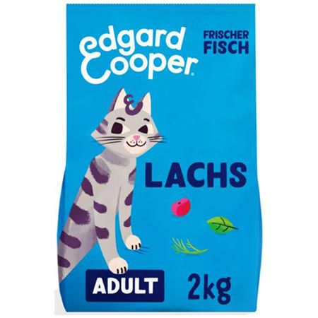 edgard & cooper katzen trockenfutter 2kg mit lachs für 13,50 (statt 21)