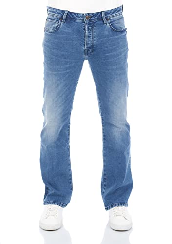 ltb herren jeans hose rodent bootcut denim stretch tiefbund blau w28-w40