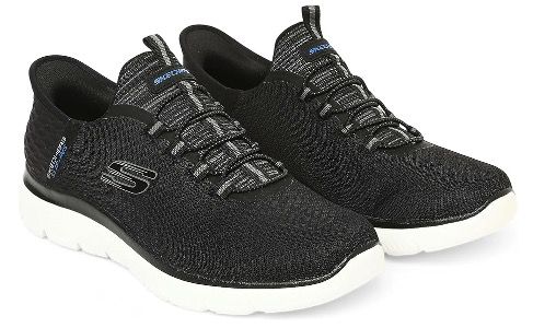 skechers herren sneakers summits high range schwarz blau für 41,95 statt 58