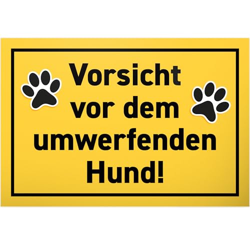 Produktbild: dankeDir Hund Hinweis Schild 30 x 20 cm Dekoration Geschenk lustiger Spruch