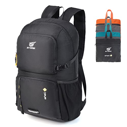 skysper ultraleichter faltbarer rucksack mit nassfach, wasserfest für wandern, reisen, radtouren