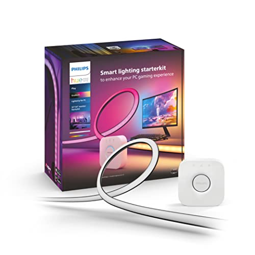 Produktbild: philips hue play gradient lightstrip 32-34 zoll dimmbar 16 mio. farben app steuerung