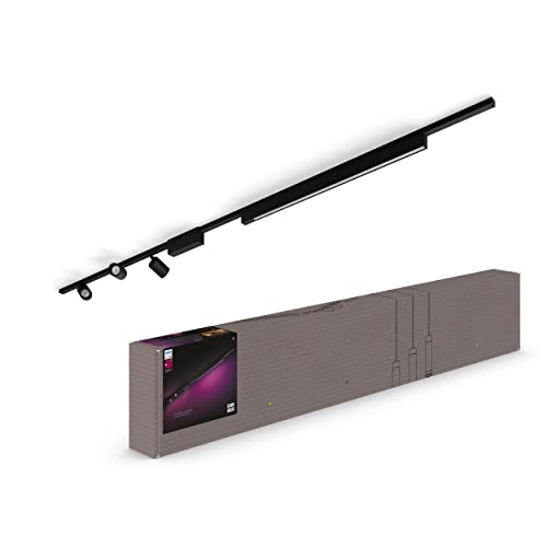 philips hue perifo railverlich mit bluetooth und hue bridge - schwarz