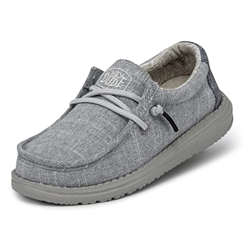 hey dude wally schuhe kinder moc toe, stahl, 32 eu