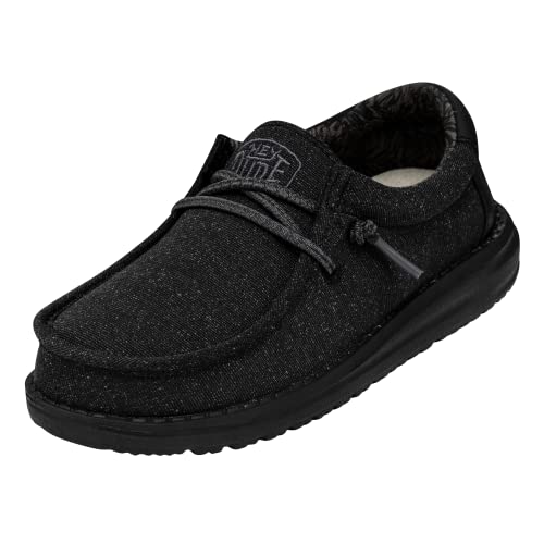 hey dude wally youth moccasin schwarz 34 eu für jungen