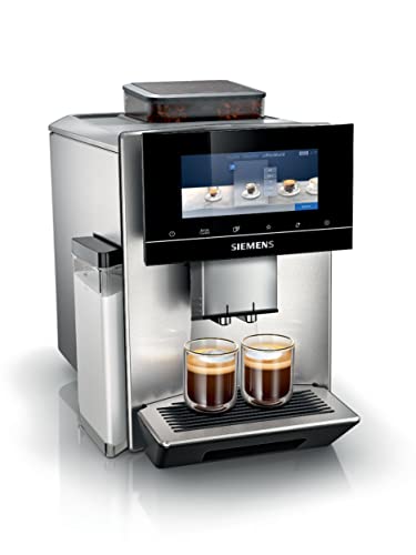 siemens kaffeautomat eq900, app-steuerung, full-touch display, 1500 w, edelstahl