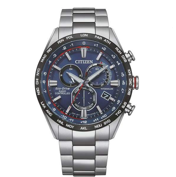 citizen herren chronograph uhr titan armband eco-drive